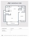 Mountain View Apartments Floorplan B Mountain View Apartments Floorplan B